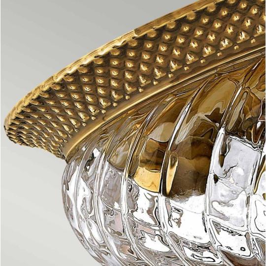 mediterran stilus arany bronz mennyezeti lampa luxus alacsony belmagassag klasszikus sargarez rez uveg luxus cottage polgari lakas csillar haloszoba eloszoba angolos.jpg